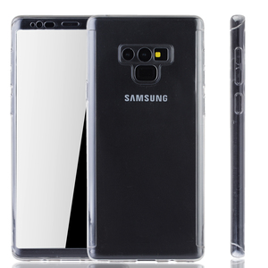Handyh�lle Schutzh�lle f�r Samsung Galaxy Note 9 Full Case Cover Displayschutz 360 Transparent