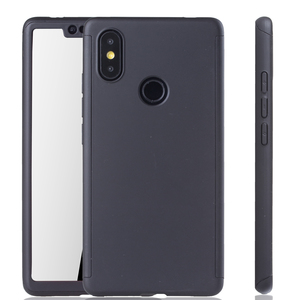 Handyh�lle Schutzh�lle f�r Xiaomi Mi 8 SE Full Case Cover Displayschutz 360 Schwarz