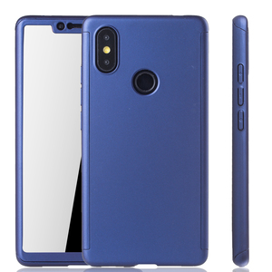 Handyh�lle Schutzh�lle f�r Xiaomi Mi 8 SE Full Case Cover Displayschutz 360 Blau