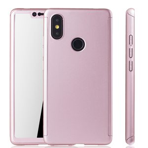 Handyhlle Schutzhlle fr Xiaomi Mi 8 SE Full Case Cover Displayschutz 360 Rosa