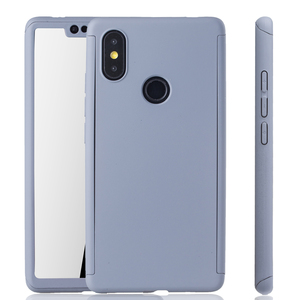 Handyh�lle Schutzh�lle f�r Xiaomi Mi 8 SE Full Case Cover Displayschutz 360 Grau