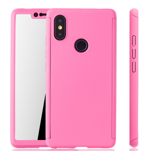 Handyh�lle Schutzh�lle f�r Xiaomi Mi 8 SE Full Case Cover Displayschutz 360 Pink