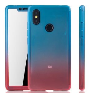 Handyh�lle Schutzh�lle f�r Xiaomi Mi 8 SE Full Case Cover Displayschutz 360 Rot