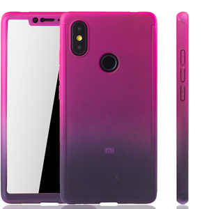 Handyh�lle Schutzh�lle f�r Xiaomi Mi 8 SE Full Case Cover Displayschutz 360 Violett