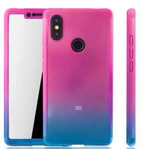 Handyh�lle Schutzh�lle f�r Xiaomi Mi 8 SE Full Case Cover Displayschutz 360 Blau
