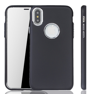 Apple iPhone X / XS H�lle - Handyh�lle f�r Apple iPhone X / XS - Handy Case in Schwarz