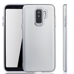 Samsung Galaxy A6 Plus Hlle - Handyhlle fr Samsung Galaxy A6 Plus - Handy Case in Silber