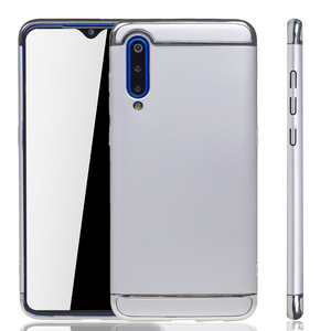 Xiaomi Mi 9 Handy H�lle Schutz Case Bumper Hard Cover Silber