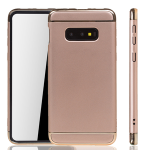 Samsung Galaxy S10e Handy H�lle Schutz Case Bumper Hard Cover Gold