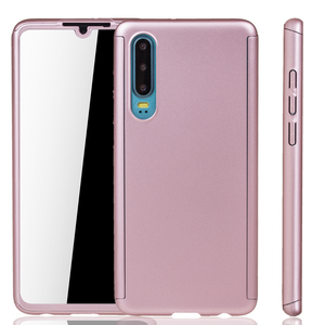 Handyh�lle Schutzh�lle f�r Huawei P30 Full Case Cover Displayschutz 360 Rosa