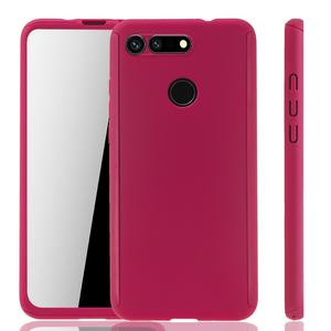 Handyhlle Schutzhlle fr Huawei Honor View 20 Full Case Cover Displayschutz 360 Pink