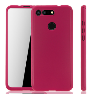 Handyh�lle Schutzh�lle f�r Huawei Honor View 20 Full Case Cover Displayschutz 360 Pink