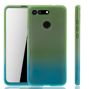 Handyh�lle Schutzh�lle f�r Huawei Honor View 20 Full Case Cover Displayschutz 360 Blau
