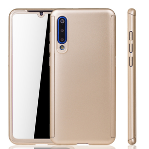 Handyh�lle Schutzh�lle f�r Xiaomi Mi 9 Full Case Cover Displayschutz 360 Gold