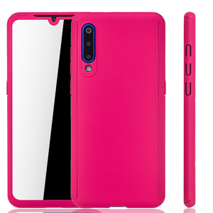 Handyhlle Schutzhlle fr Xiaomi Mi 9 Full Case Cover Displayschutz 360 Pink