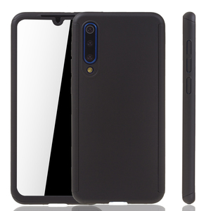 Handyh�lle Schutzh�lle f�r Xiaomi Mi 9 SE Full Case Cover Displayschutz 360 Schwarz