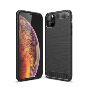 Schutzh�lle Handyh�lle f�r Apple iPhone 11 Pro Case Cover Carbon Optik Grau