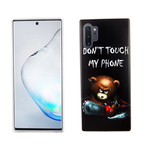 Samsung Galaxy Note 10 Handy Hlle Schutz-Case Cover Bumper Dont Touch My Phone Br