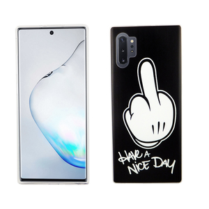 Samsung Galaxy Note 10 Handy Hlle Schutz-Case Cover Bumper Have a nice day