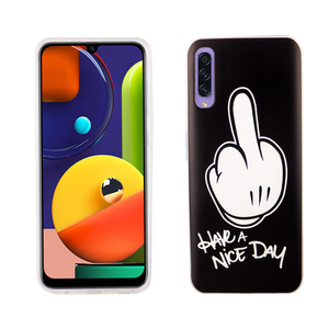 Samsung Galaxy A30s Handy H�lle Schutz-Case Cover Bumper Have a nice day