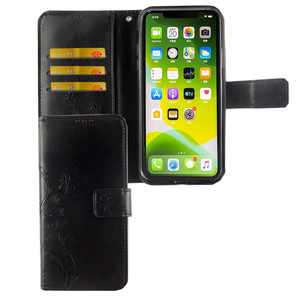 Apple iPhone 11 Pro Handy Hlle Schutz-Tasche Cover Flip-Case Kartenfach Schwarz