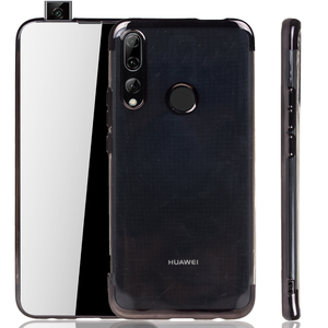 Handyhlle fr Huawei P smart Z Schwarz - Clear - TPU Silikon Case Backcover Schutzhlle in Transparent   Schwarz