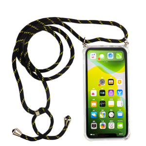 Handykette f�r Apple iPhone 11 Pro Max - Smartphone Necklace H�lle mit Band - Schnur mit Case zum umh�ngen in Schwarz