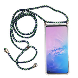 Handykette fr Samsung Galaxy S10 - Smartphone Necklace Hlle mit Band - Schnur mit Case zum umhngen in Grn