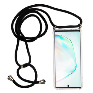 Handykette f�r Samsung Galaxy Note 10 - Smartphone Necklace H�lle mit Band - Schnur mit Case zum umh�ngen in Schwarz