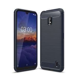 Schutzh�lle Handyh�lle f�r Nokia 2.2 Case Cover Carbon Optik Grau