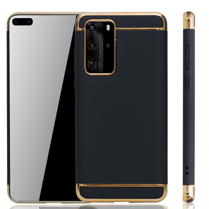 Huawei P40 Handy H�lle Schutz Case Bumper Hard Cover Schwarz
