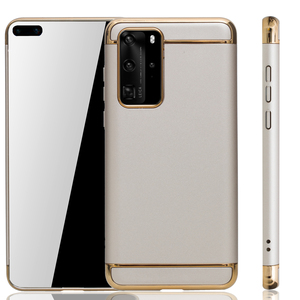 Huawei P40 Handy H�lle Schutz Case Bumper Hard Cover Gold