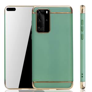 Huawei P40 Handy H�lle Schutz Case Bumper Hard Cover Gr�n