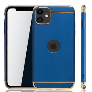 Apple iPhone 11 Handy H�lle Schutz Case Bumper Hard Cover Blau
