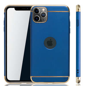 Apple iPhone 11 Pro Handy H�lle Schutz Case Bumper Hard Cover Blau