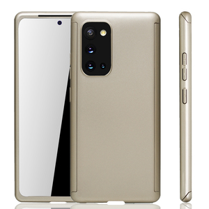 Handyh�lle Schutzh�lle f�r Samsung Galaxy S20 Full Case Cover Displayschutz 360 Gold