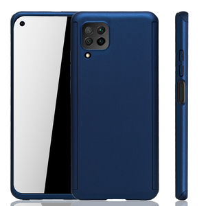 Handyhlle Schutzhlle fr Huawei P40 Lite Full Case Cover Displayschutz 360 Blau