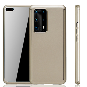 Handyh�lle Schutzh�lle f�r Huawei P40 Pro Full Case Cover Displayschutz 360 Gold