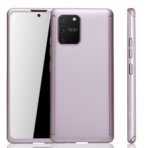 Handyhlle Schutzhlle fr Samsung Galaxy S10 Lite Full Case Cover Displayschutz 360 Rosa