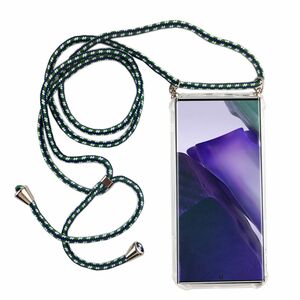 Handykette f�r Samsung Galaxy Note 20 - Smartphone Necklace H�lle mit Band - Schnur mit Case zum umh�ngen in Gr�n