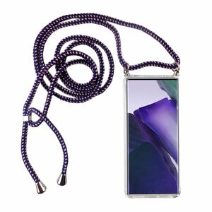 Handykette f�r Samsung Galaxy Note 20 - Smartphone Necklace H�lle mit Band - Schnur mit Case zum umh�ngen in Violett