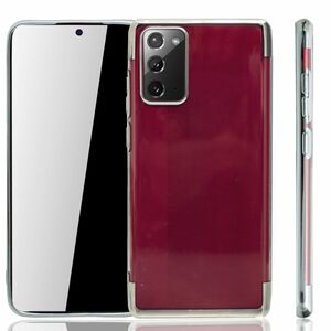 Handyh�lle f�r Samsung Galaxy Note 20 Silber - Clear - TPU Silikon Case Backcover Schutzh�lle in Transparent   Silber