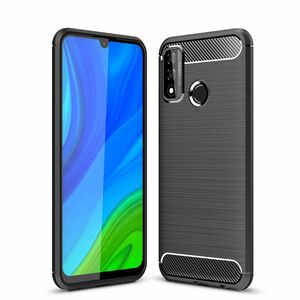 Huawei P smart 2020 TPU Case Carbon Fiber Optik Brushed Schutz H�lle Schwarz