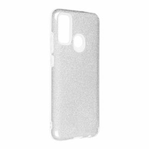 Huawei P smart 2020 Handyh�lle Case H�lle Silikon Glitzer Silber