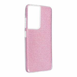 Samsung Galaxy S21 Ultra Handyh�lle Case H�lle Silikon Glitzer Pink