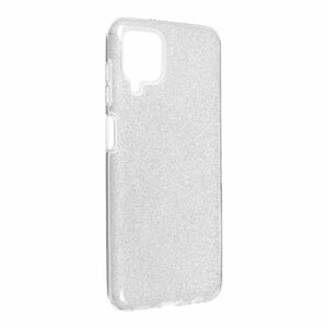 Samsung Galaxy A12 Handyh�lle Case H�lle Silikon Glitzer Silber