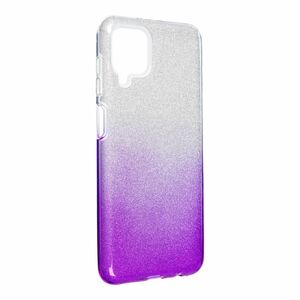 Samsung Galaxy A12 Handyh�lle Case H�lle Silikon Glitzer Violett