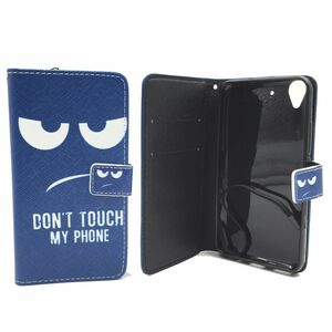  Handyh�lle Tasche + 1 Panzer Schutz Glas f�r Case Handy Wiko Pulp Dont Touch my Handy