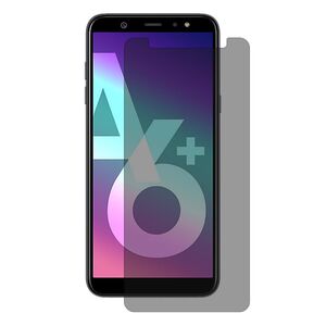 Samsung Galaxy A6+ Plus 2018 Blickschutz Panzer Schutz Glas Anti-Spy Glasfolie 9H - 3 St�ck
