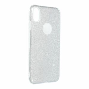 Apple iPhone XS Max Handyh�lle Case H�lle Silikon Glitzer Silber